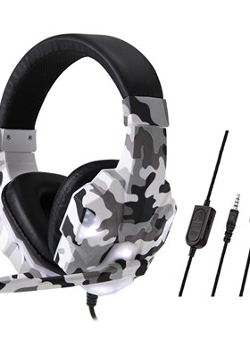 Camoufla Gaming Headset Wired Headphones For PC PS4 Xbox One