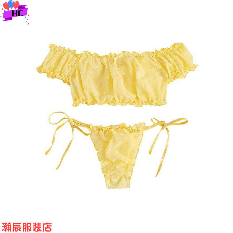 Sexy lingerie women's strapless three-point underwear性