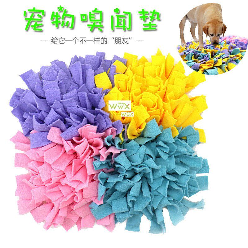 Pet Dog Sniffing Mat Find Food Training blanket Play Toys