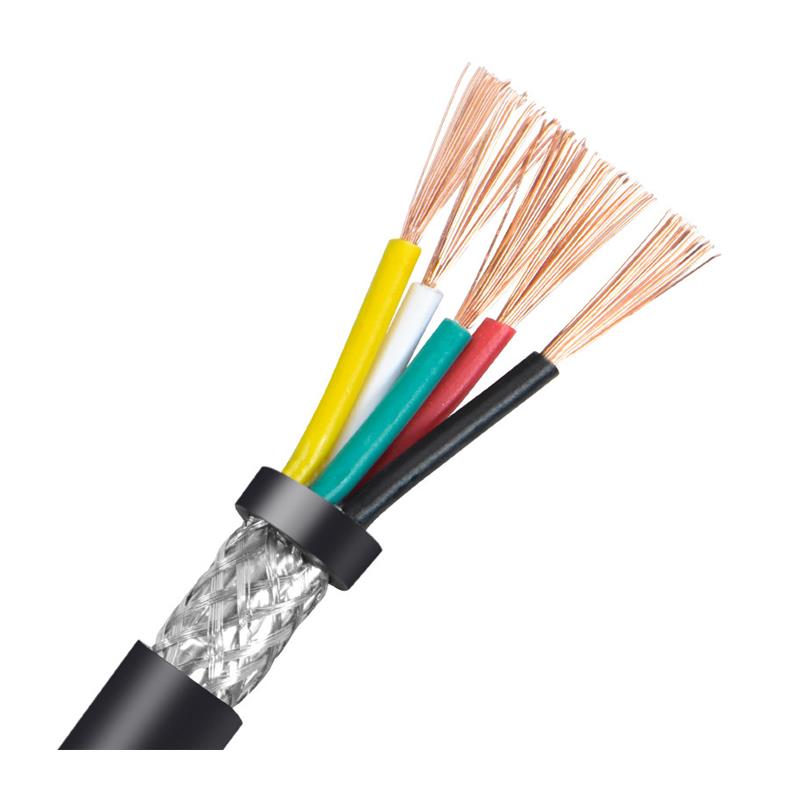 RVVP遮蔽线2 3 4 5芯0.15 0.2 0.3 0.5 0.75 1平方讯号控制软电线