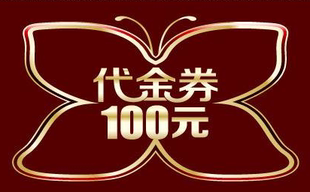 100元 即拍即发 折扣代金券