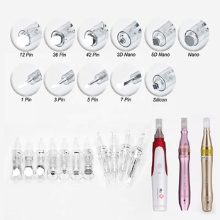 Drpen M7电动微针白色卡扣微晶针头dr penM5 N2 MYM专用MTS微针头