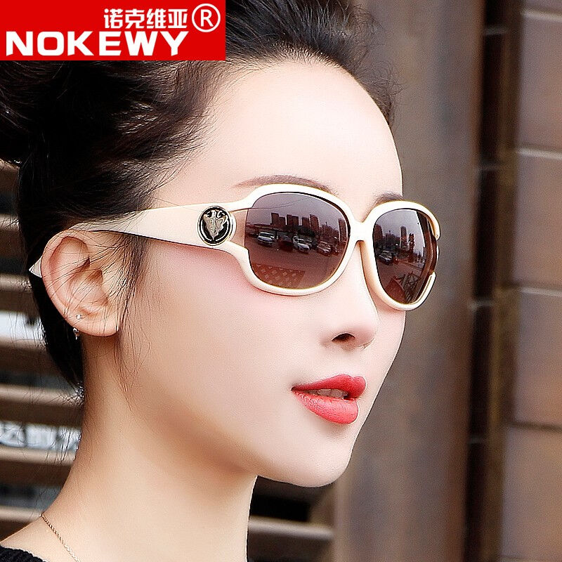 诺克维亚女士驾驶偏光太阳镜新款时尚大框眼镜女潮瘦脸开车UV400