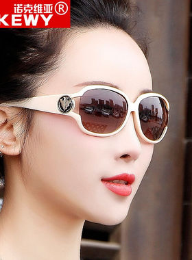 诺克维亚女士驾驶偏光太阳镜新款时尚大框眼镜女潮瘦脸开车UV400