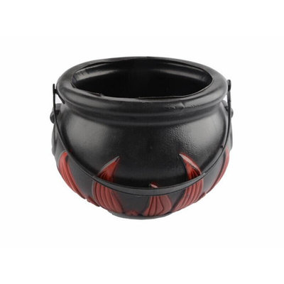 10pc Halloween Prop PP Witch Cauldron Skull Pot Candy Kettle