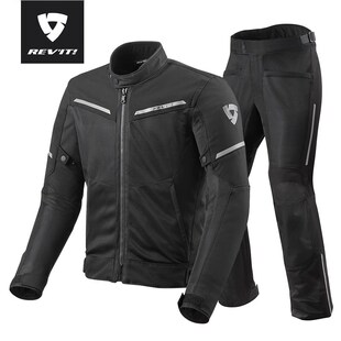 REVIT锐飞特气浪3摩托车骑行服夏季透气网眼套装男女机车防摔服