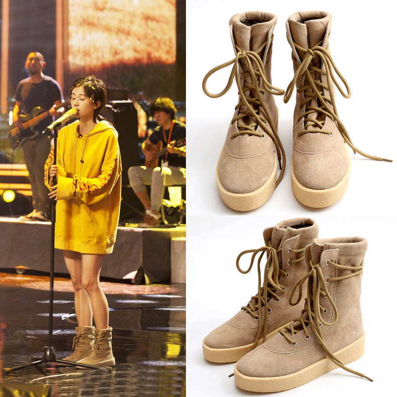 秋冬新款马丁靴切尔西靴沙漠鞋真皮女短靴椰子平底厚底系带情侣鞋,女鞋,时装靴,淘宝优惠券,粉丝福利购,淘宝优惠卷