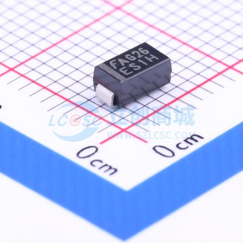 快恢复/高效率二极管 ES1H DO-214AC onsemi(安森美) 电子元器件