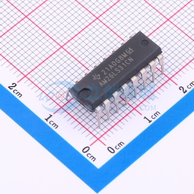 RS-485/RS-422芯片 AM26LS31CN DIP-16 TI/德州 电子元件原装正品