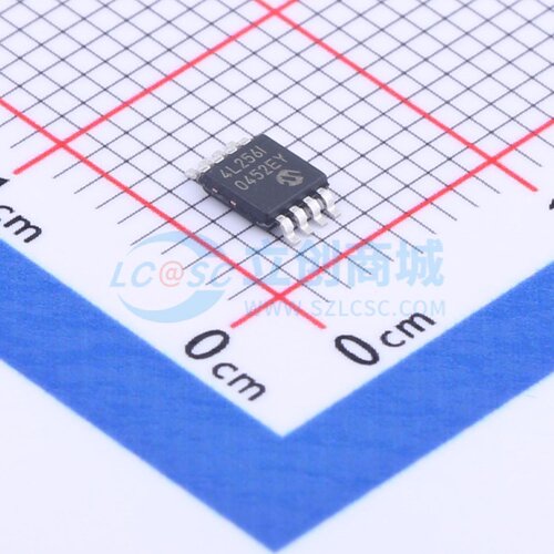 EEPROM 24LC256-I/MS MSOP-8 MICROCHIP(美国微芯) 电子元件配单