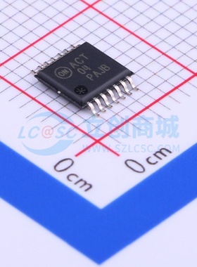反相器 74ACT04MTCX TSSOP-14 onsemi(安森美) 电子元件原装正品