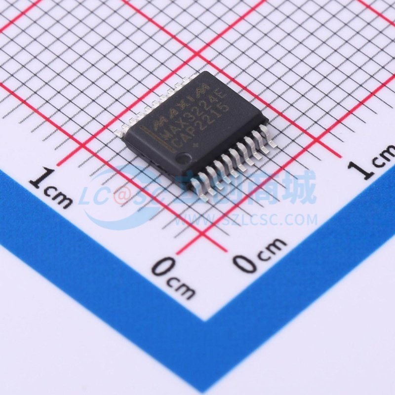 RS232芯片 MAX3224ECAP+ SSOP-20 MAXIM(美信) 电子元件原装正品