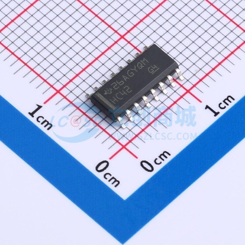 信号开关/编解码器/多路复用器 SN74HC42D SOIC-16 TI/德州 原装