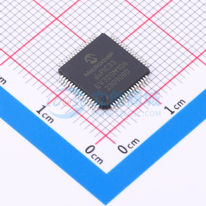 数字信号处理器(DSP/DSC) dsPIC33EV32GM106-I/PT TQFP-64 MICROC