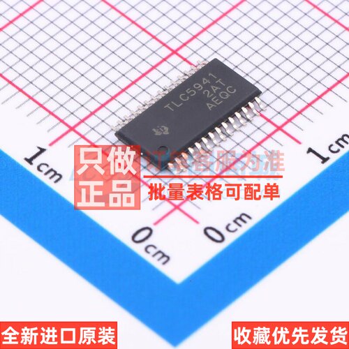 LED驱动 TLC5941PWPR HTSSOP-28 TI/德州 电子元器件配单原装正品