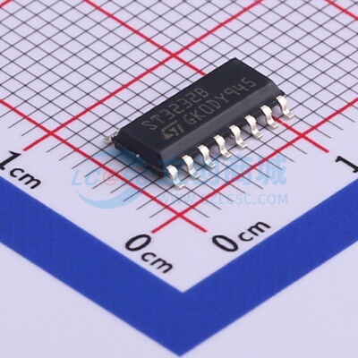 RS232芯片 ST3232BDR SO-16 意法半导体芯片 电子元器件原装正品