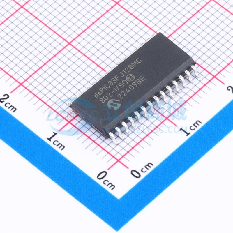 数字信号处理器(DSP/DSC) dsPIC33FJ128MC802-I/SO SOIC-28 MICRO