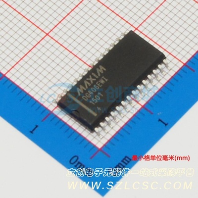 模拟开关/多路复用器 DG406EWI+T SOIC-28 MAXIM(美信) 原装正品