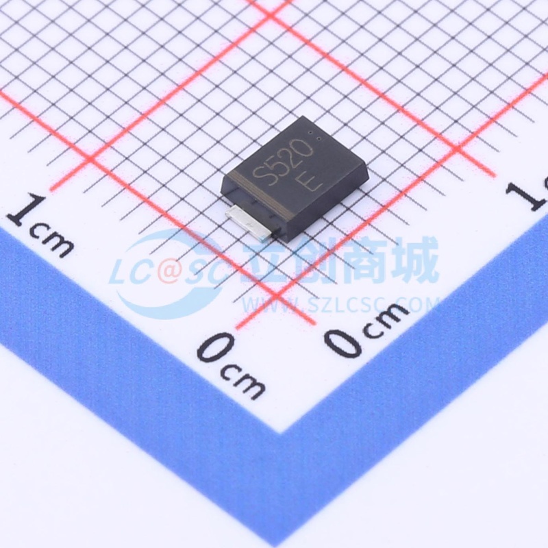 肖特基二极管 SM5200BF SMB LRC(乐山无线电) 电子元器件原装正品