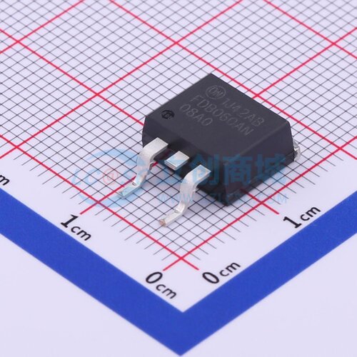 场效应管(MOSFET) FDB060AN08A0 D2PAK onsemi(安森美) 原装正品