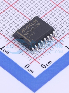 RS232芯片 MAX202ECWE+T SOIC-16 MAXIM(美信) 电子元件原装正品