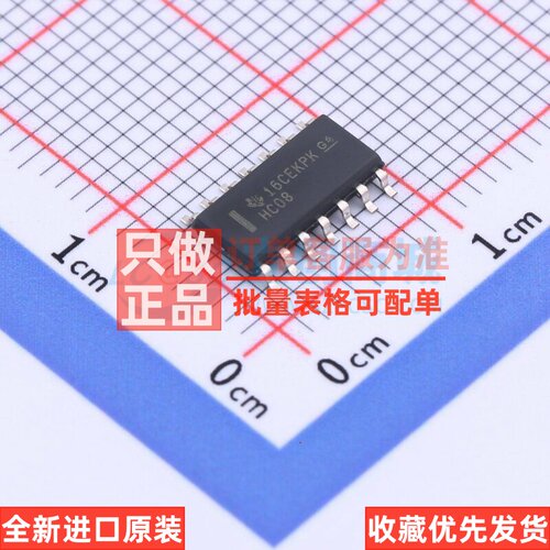 逻辑门 SN74HC08DT SOIC-14 TI/德州 电子元器件配单原装正品