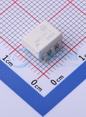 晶体管输出光耦 CNY17F1SM SMD-6P onsemi(安森美) 电子元件配单