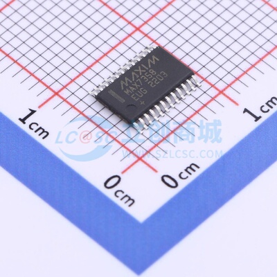 模拟开关/多路复用器 MAX7358EUG+ TSSOP-24 MAXIM(美信) 元器件