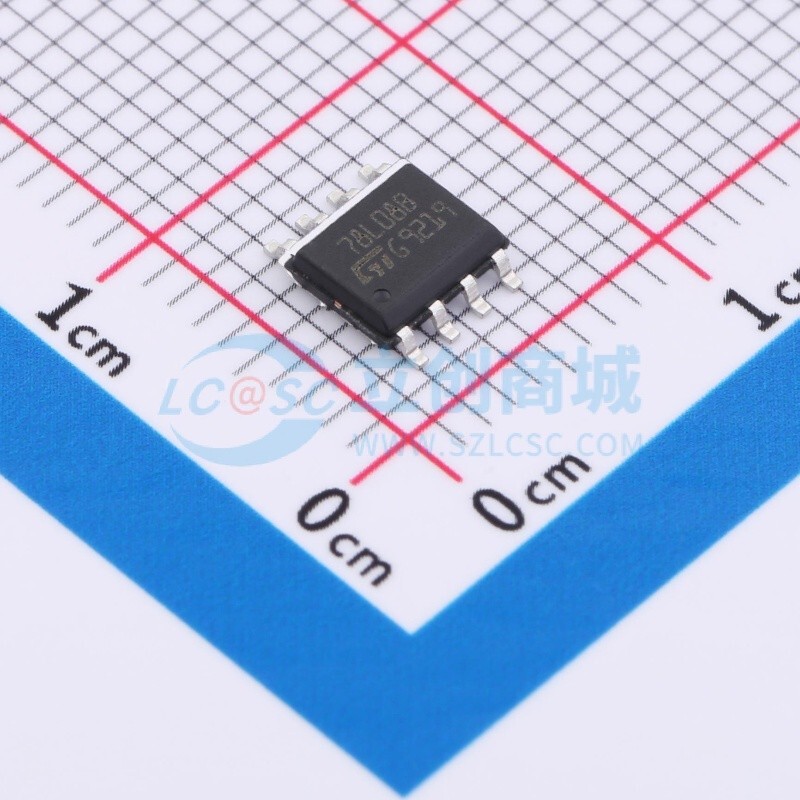 线性稳压器(LDO) L78L08ABD13TR SOIC-8 ST(意法半导体) 原装正品