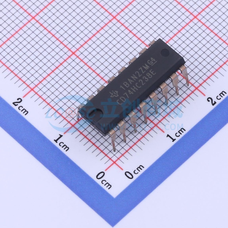 信号开关/编解码器/多路复用器 CD74HC238EE4 PDIP-16 TI/德州
