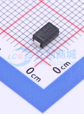 肖特基二极管 SSA210 DO-214AC onsemi(安森美) 电子元件原装正品