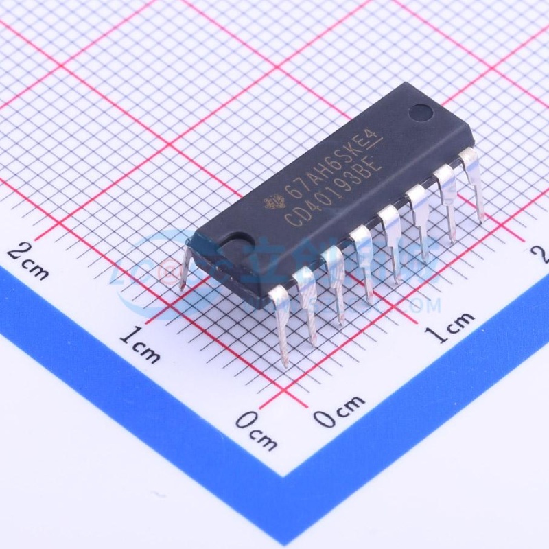 计数器/分频器 CD40193BE DIP-16 TI/德州 电子元件配单原装正品