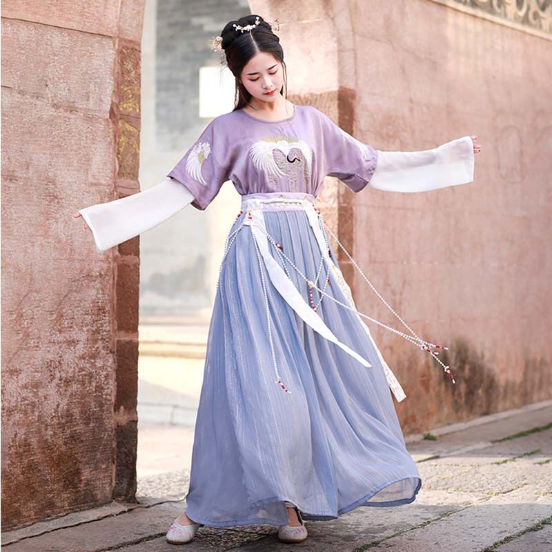 古装2024夏季汉服女成人中国汉服半身裙