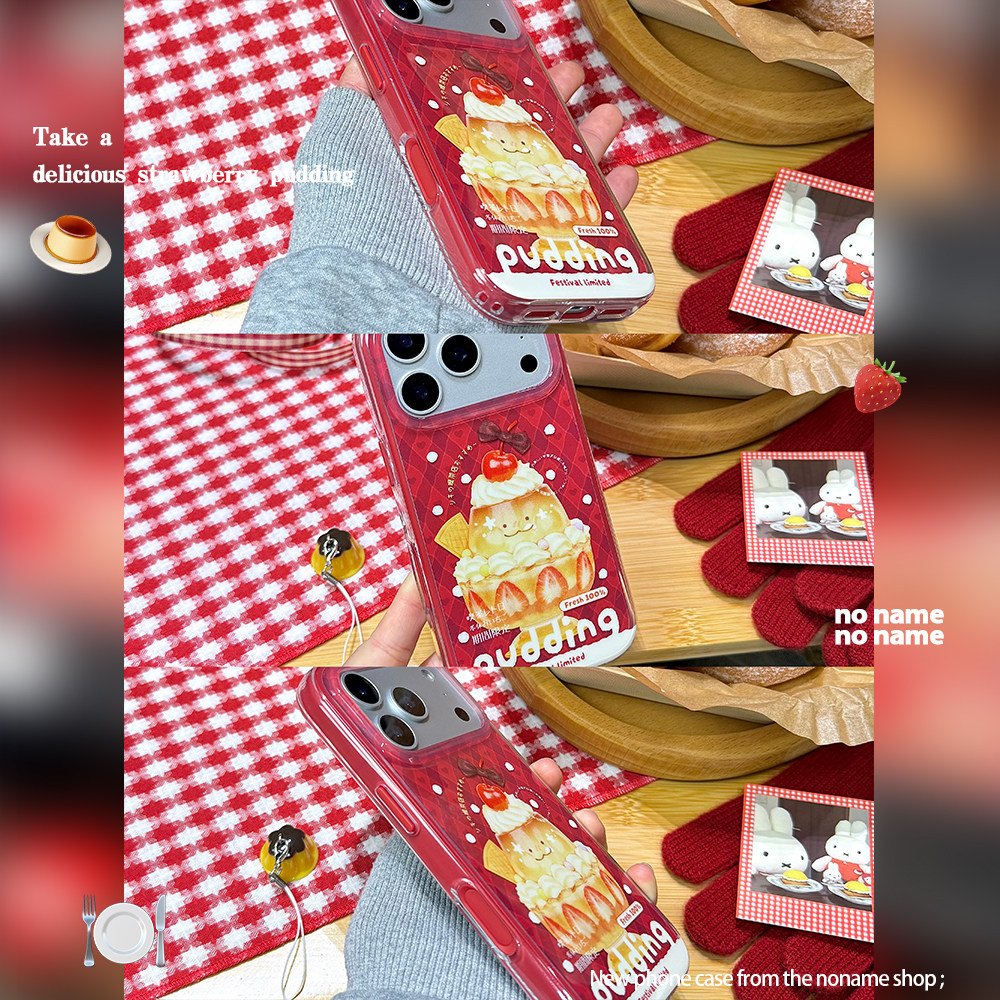 无名商店原创“布丁杯"新年红二合一壳体光面用于iphone17promax双层IMD手机壳,3C数码配件,手机保护套/壳,淘宝优惠券,粉丝福利购,淘宝优惠卷