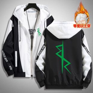 赛博朋克边缘行者夹克2077联名周边连帽上衣服男女路西外套秋冬季