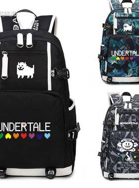 2024传说之下学生书包 UNDERTALE Sans周边男女双肩包二次元动漫