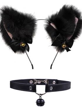 chocker项圈饰品铃铛高级配饰链脖圈牵引女仆男锁骨男朋友带脖