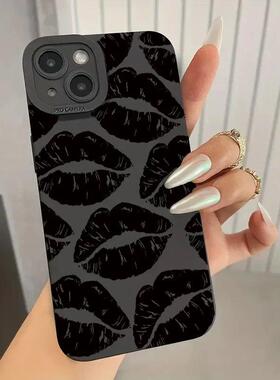 Lip Printed Phone Case For iPhone 15 Pro Max Cases iPhone 11