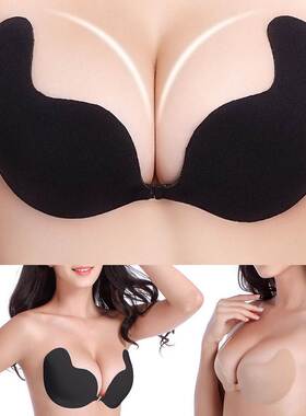 Backless Strapless Push up Bra Adhesive Stick On Magic Gel