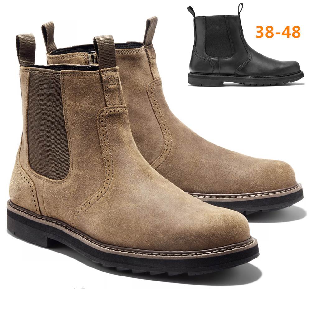 men Chelsea boots men martin boots big size 48男切尔西靴