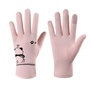 秋冬运动儿童滑雪滑冰手套女孩女童溜冰保暖加绒冬季学生玩雪防冻