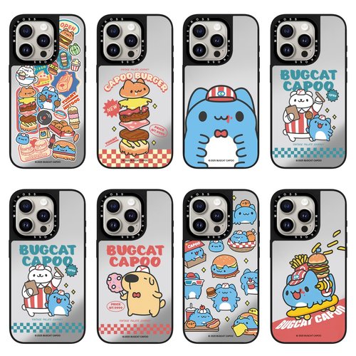 猫猫虫咖波镜面卡通可爱磁吸情侣