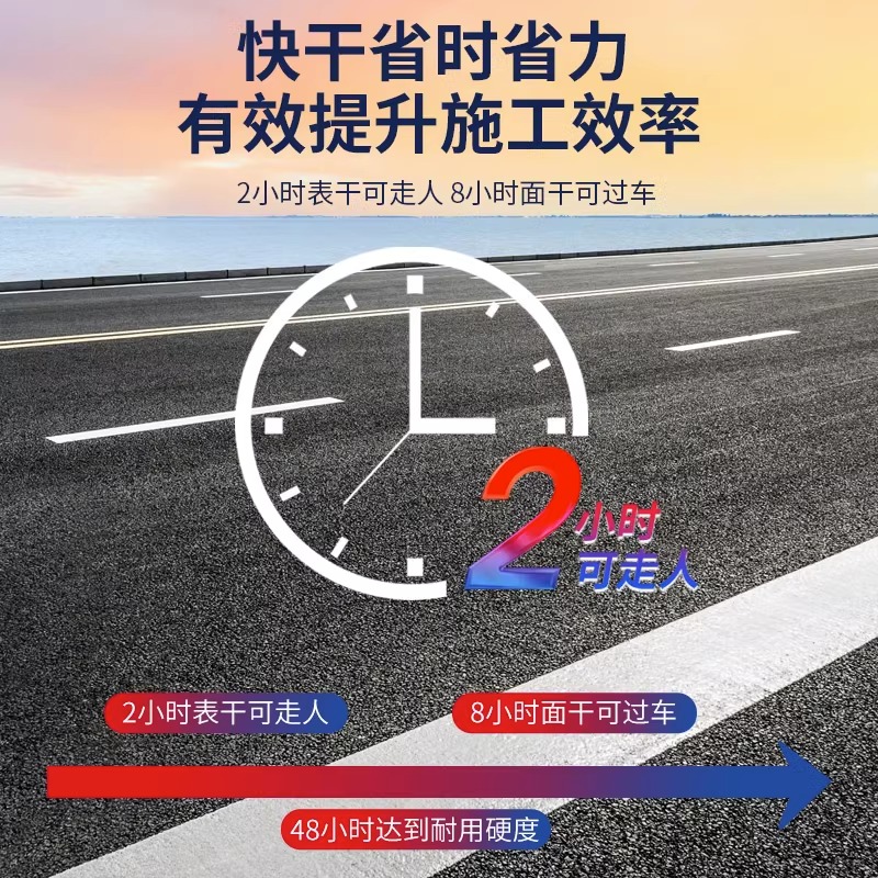 马路画 划线 线漆专用漆路标斑马线 线油漆地标线 线漆防滑地面耐
