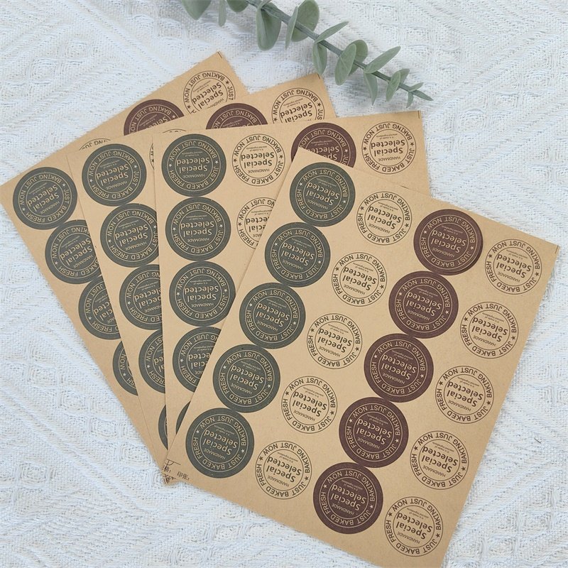 烘焙圆形封口贴牛皮纸手工DIY复古蛋糕信封请柬装饰贴纸英文包装礼物不干胶创意自粘外卖礼品牛皮贴纸高级,文具电教/文化用品/商务用品,贴纸/立体贴纸,淘宝优惠券,粉丝福利购,淘宝优惠卷