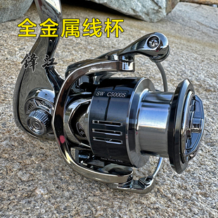 路奎士海杆无黑间隙远投路亚纺车轮海钓滑轮矶万FS钓打钓鱼线轮