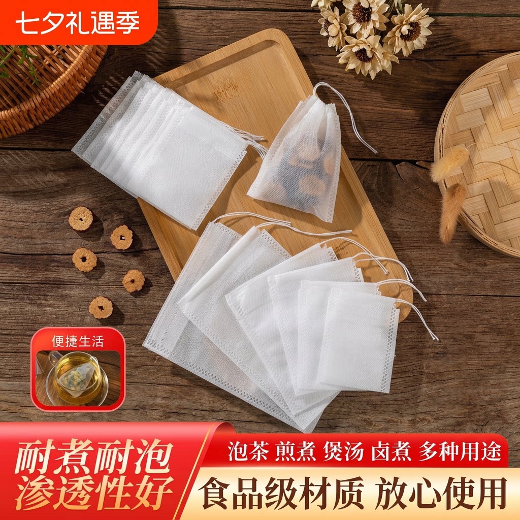 食品级煎药煲汤泡茶隔渣过滤袋图片
