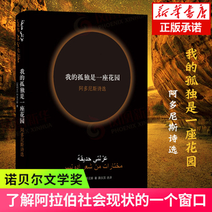 孤独是一座花园 阿多尼斯诗选 阿多尼斯著了解阿拉伯社会 著作译林出版 我 窗口外国文学诗词歌曲经典 社 诺贝尔文学奖热门作家