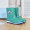 Mid length single shoe - Fruit green 20cm high