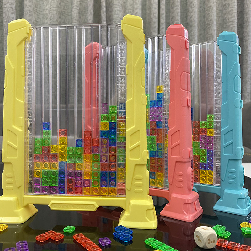 빌딩 블록 장난감 테트리스 3D 입체 퍼즐 3 6세 디지털 전투 소년 소녀를 위한 어린이 교육 퍼즐