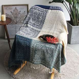 盖毯沙发巾全盖尼泊尔休闲毯线针织布艺沙发套罩盖巾防滑四季 夏季